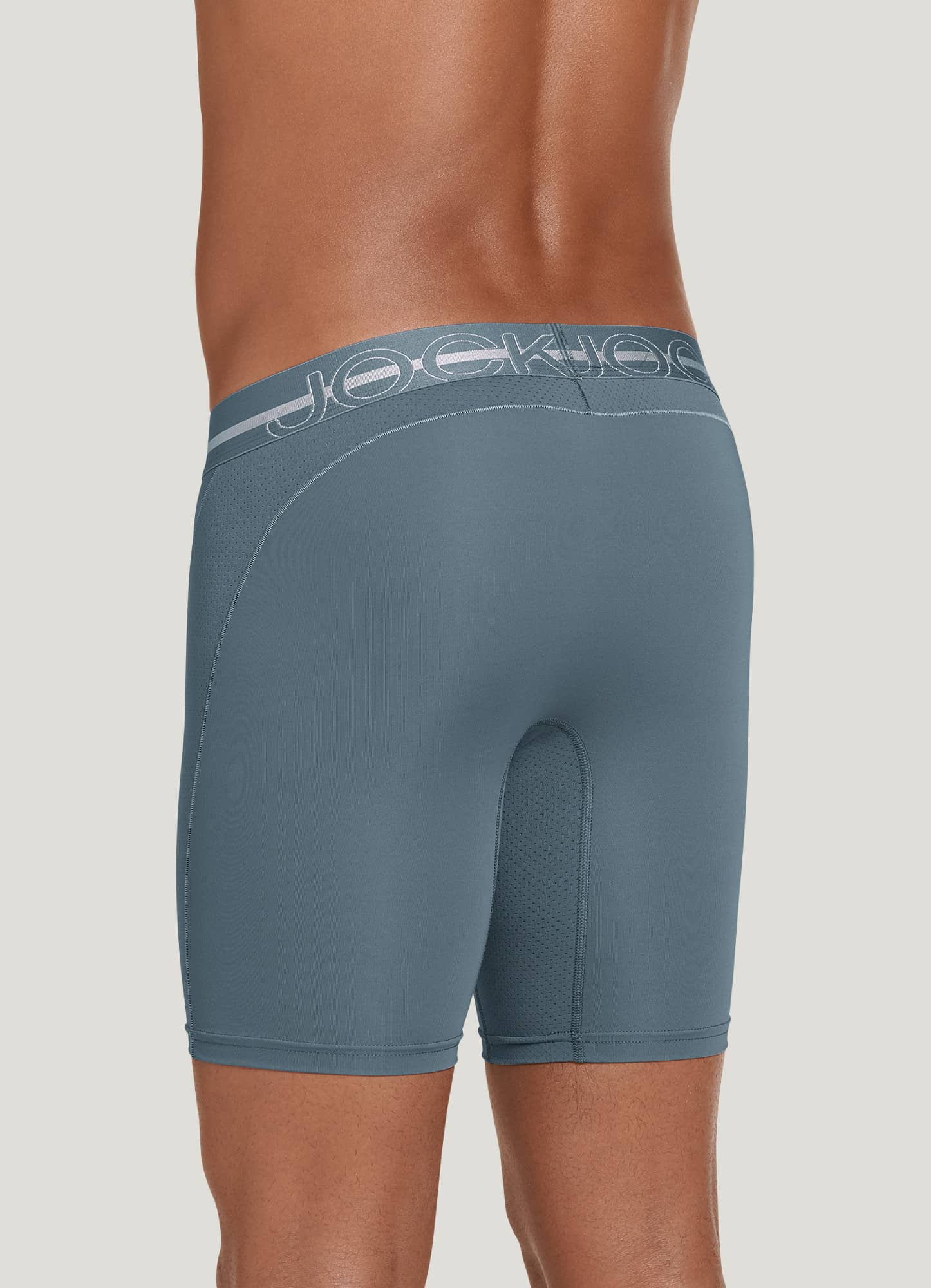 Men Ice Silk Boxer Trunk Sport Shorts Underwear Briefs Long Leg Print  Underpants