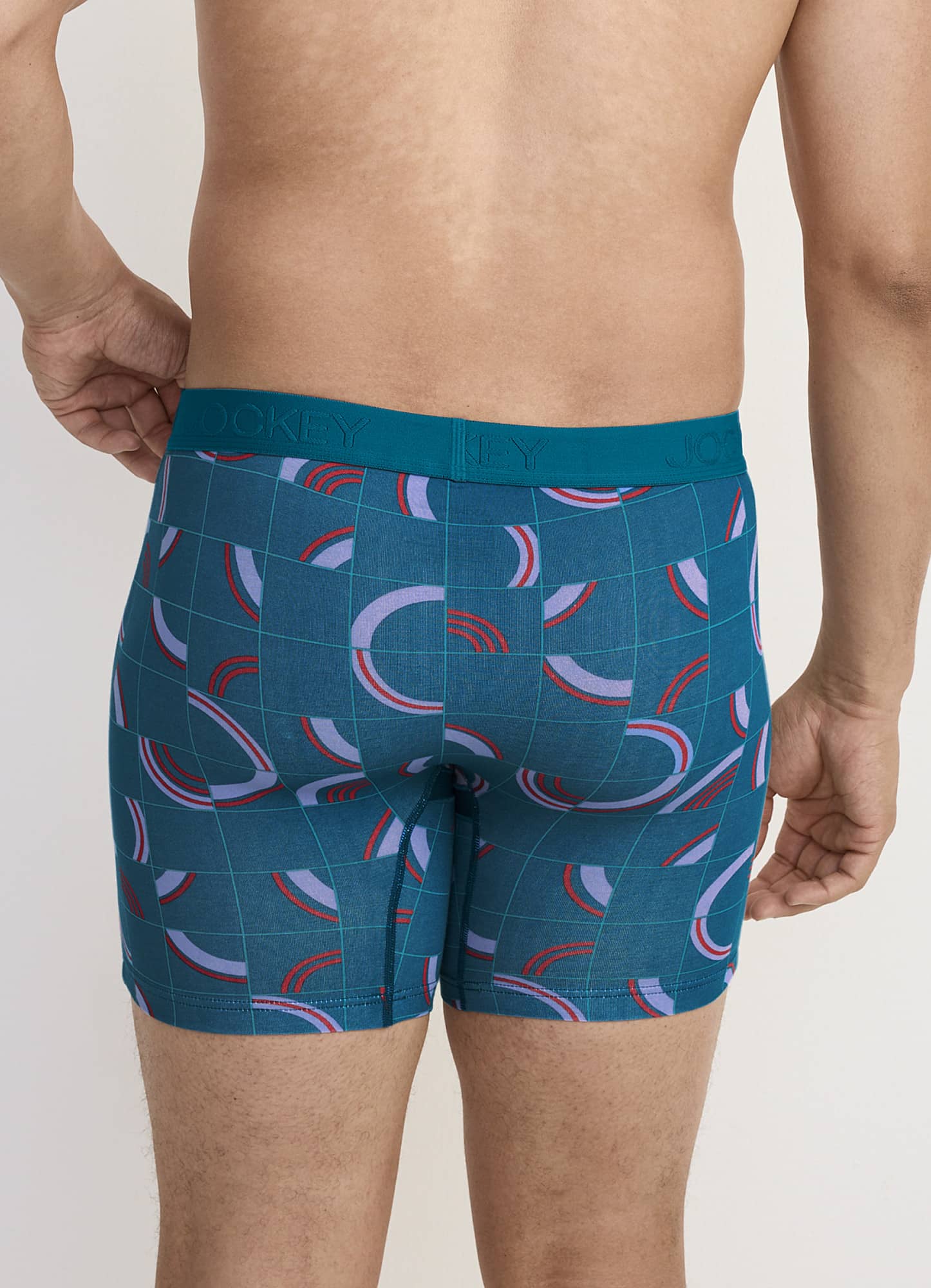 Jockey Chafe Proof Pouch Cotton Stretch 6" Boxer Brief - 3 Pack