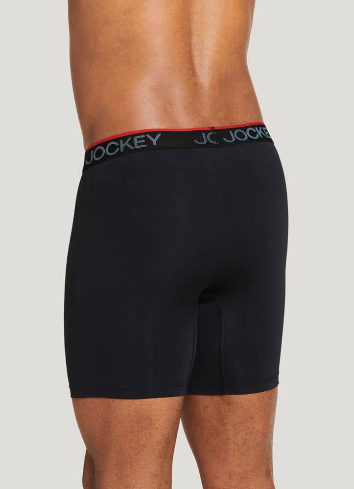 Jockey Chafe Proof Pouch Microfiber 6" Boxer Brief - 3 Pack