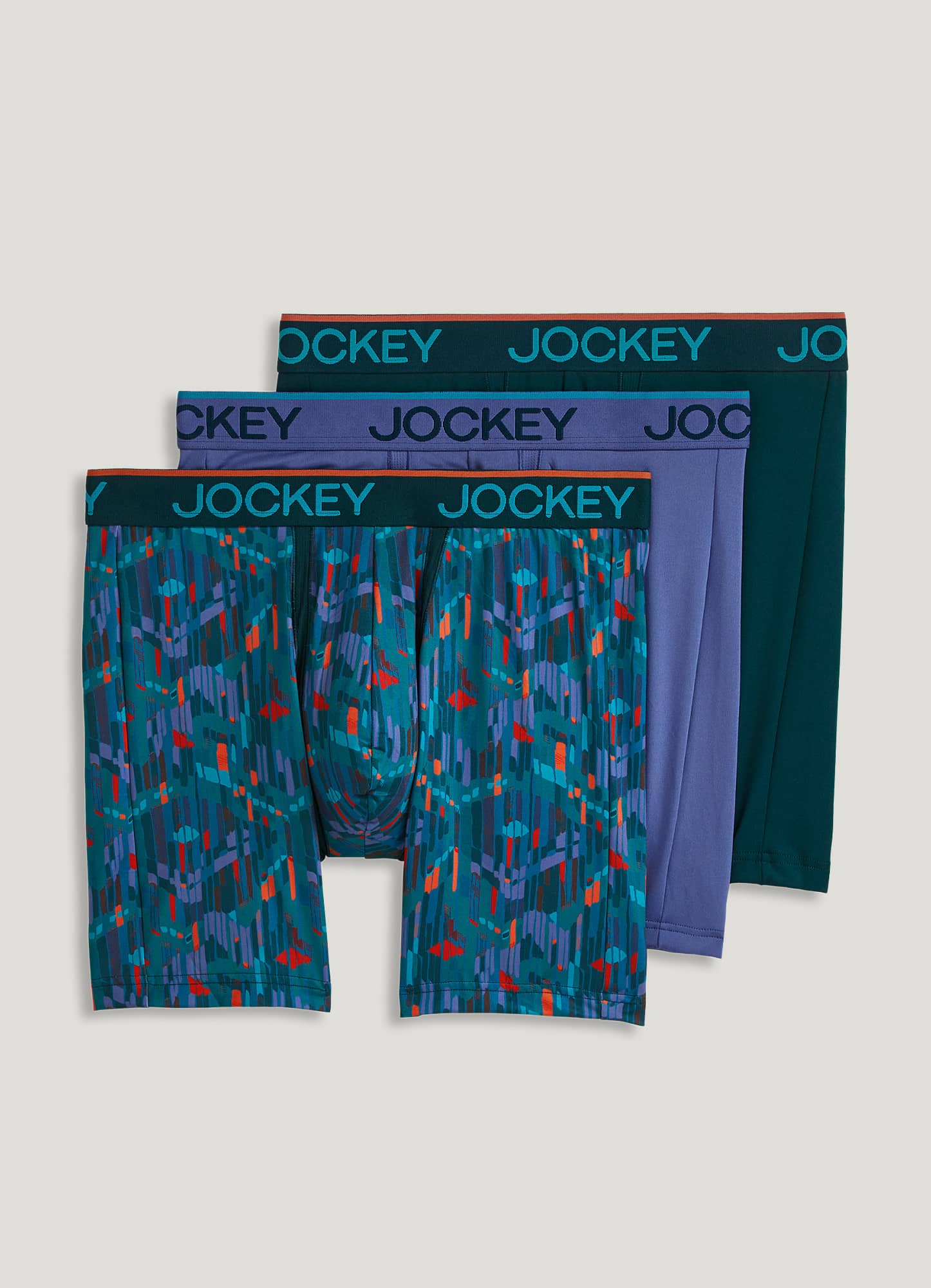 Jockey Chafe Proof Pouch Microfiber 6" Boxer Brief - 3 Pack