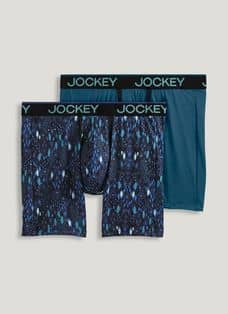 Jockey 2-Pack Chafe-Proof Pouch Microfibre Stretch Trunks