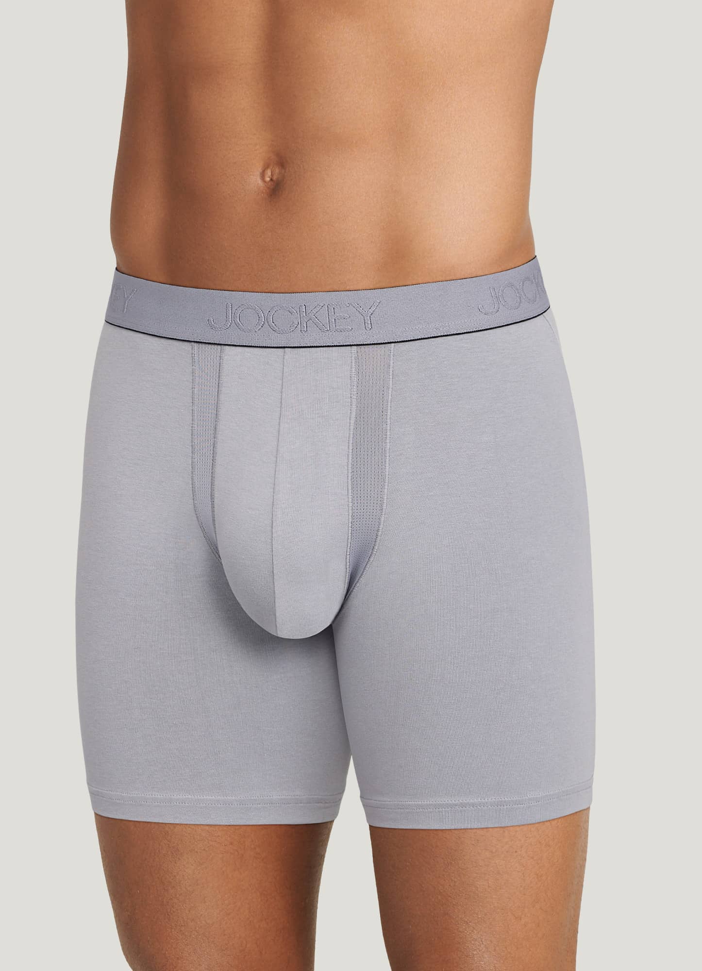 Jockey Big Man Chafe Proof Pouch Cotton Stretch 6" Boxer Brief - 2 Pack