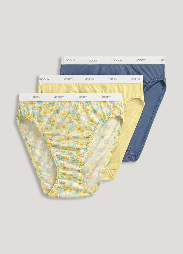 Jockey Underwear - 3 Pack Women French Cut Panties - 100% Cotton Comfort, Shop Today. Get it Tomorrow!