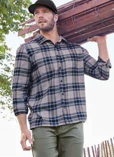 【HI FI FNK】Yacht Flannel Shirt Jockey Outdoors™ by Luke Bryan Long Sleeve Flannel Shirt