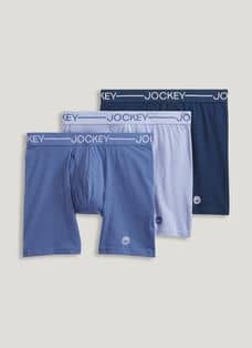 Jockey Men's Underwear, Elance Bikini 3-pack In Collegiate Green/haven  Stripe/pebble