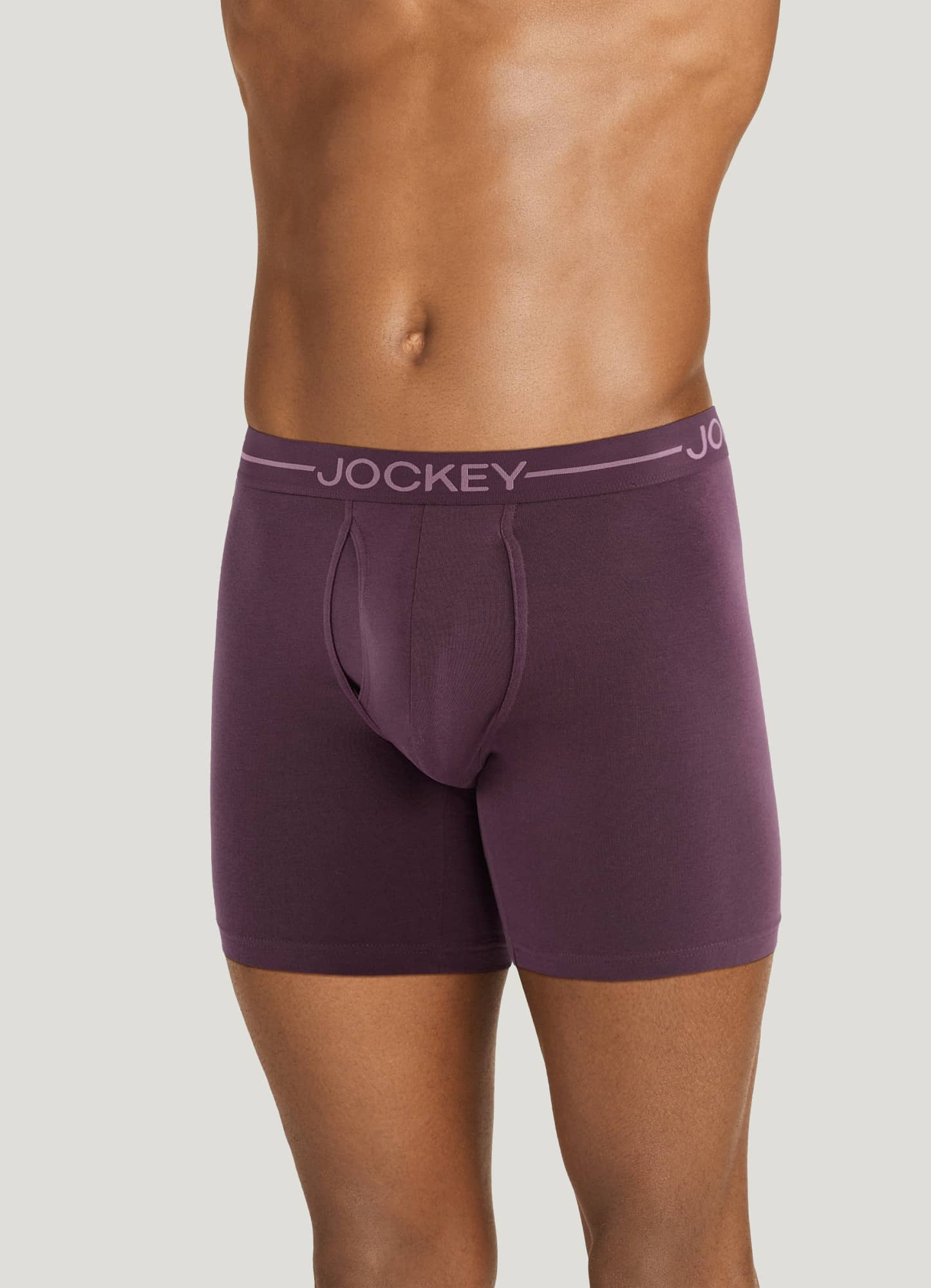 Jockey Organic Cotton Stretch 6.5 Boxer Brief 3 Pack