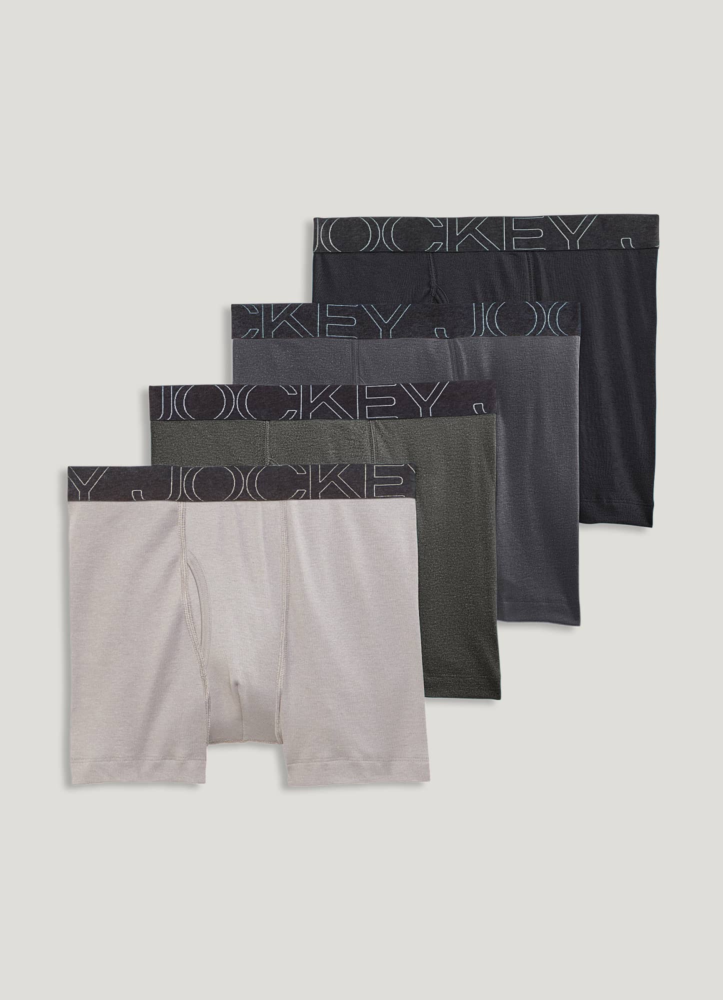 Jockey® Essentials Boys' Cotton Boxer Brief - 3 pack, Sizes S-XL