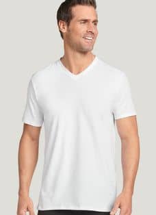 Jockey Mens Cotton V neck Cotton Jersey Casual T shirt Top Tee S M L XL 2XL