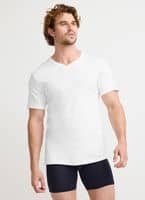 Jockey® Made in America 100% Cotton V-Neck T-Shirt - 2 Pack