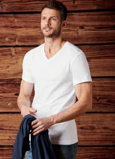 V-Neck T-Shirts for Men | Cotton V-Neck 