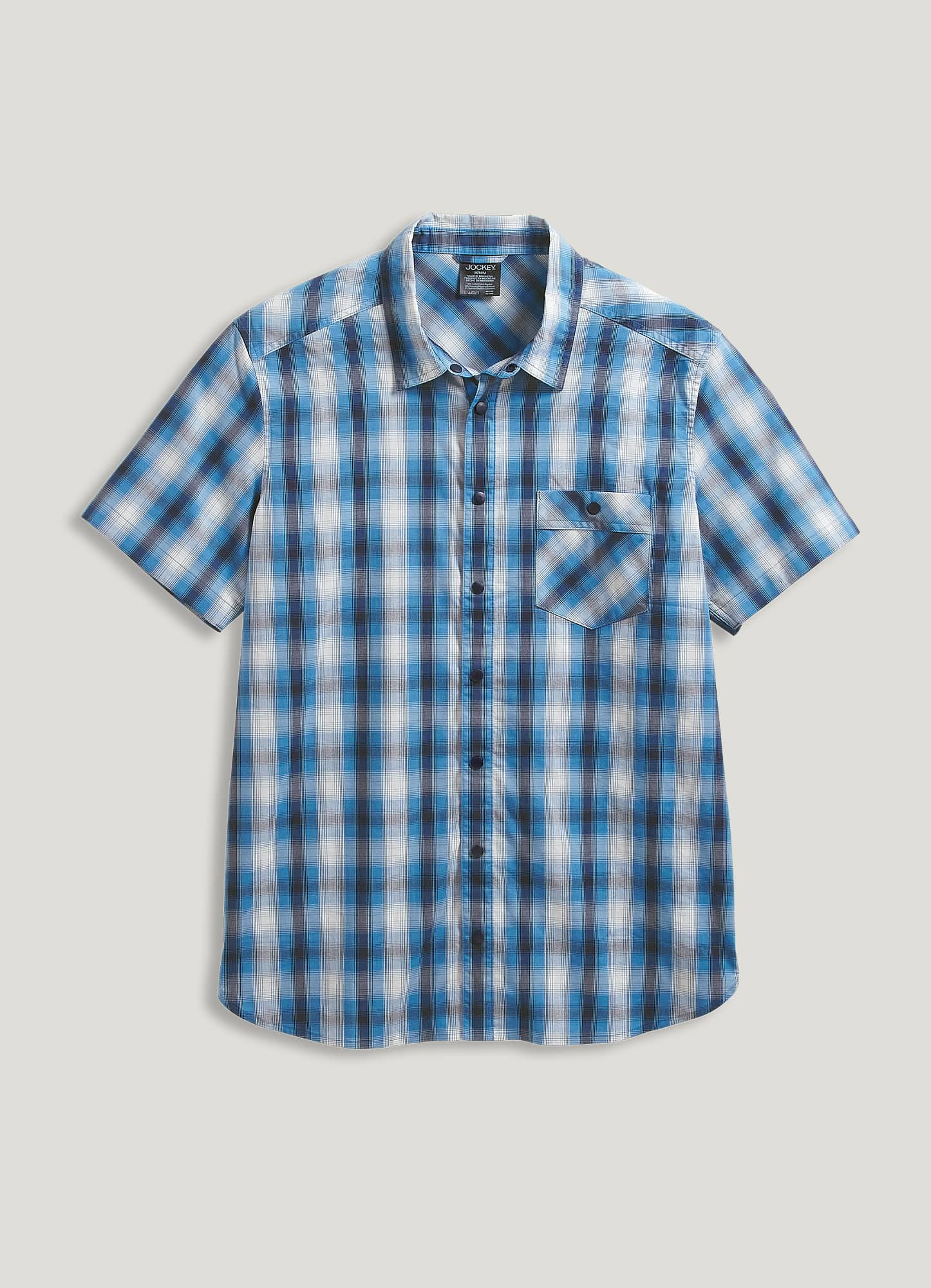 Jockey® Short Sleeve Button-Up Shirt