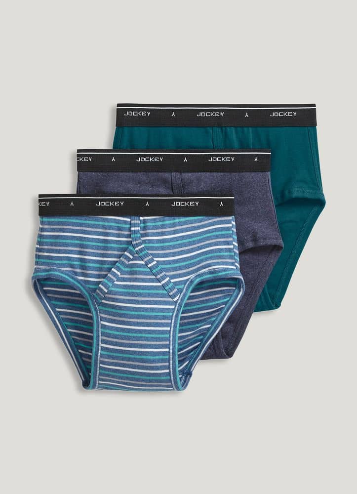 Jockey Life Men's 5 Premium Low Rise Briefs Underwear Small S NEW Brief  Blue
