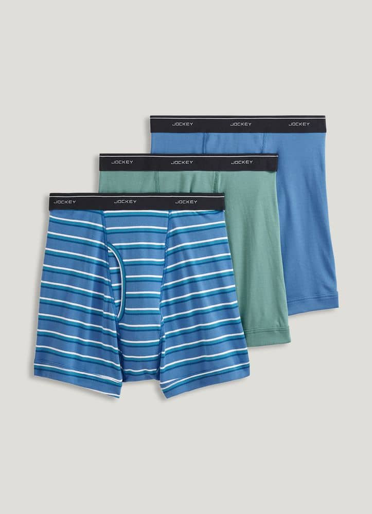 Stretch jersey boxers with logo band