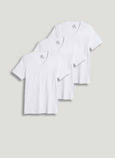 Jockey Mens T-Shirts Big & Tall Classic V-Neck T-Shirt 6 Pack 
