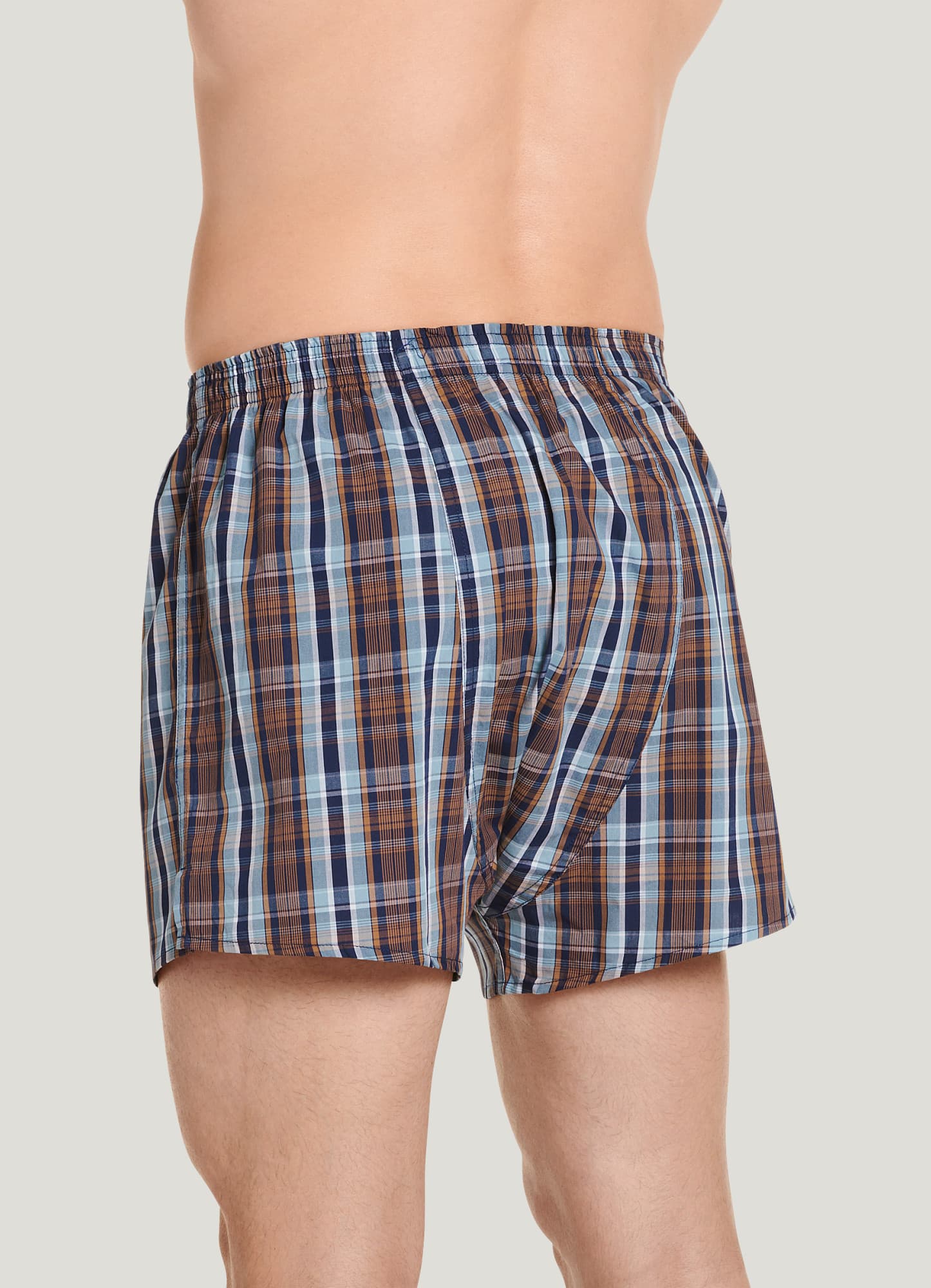 Jockey® 100% Cotton Woven Plaid Boxer