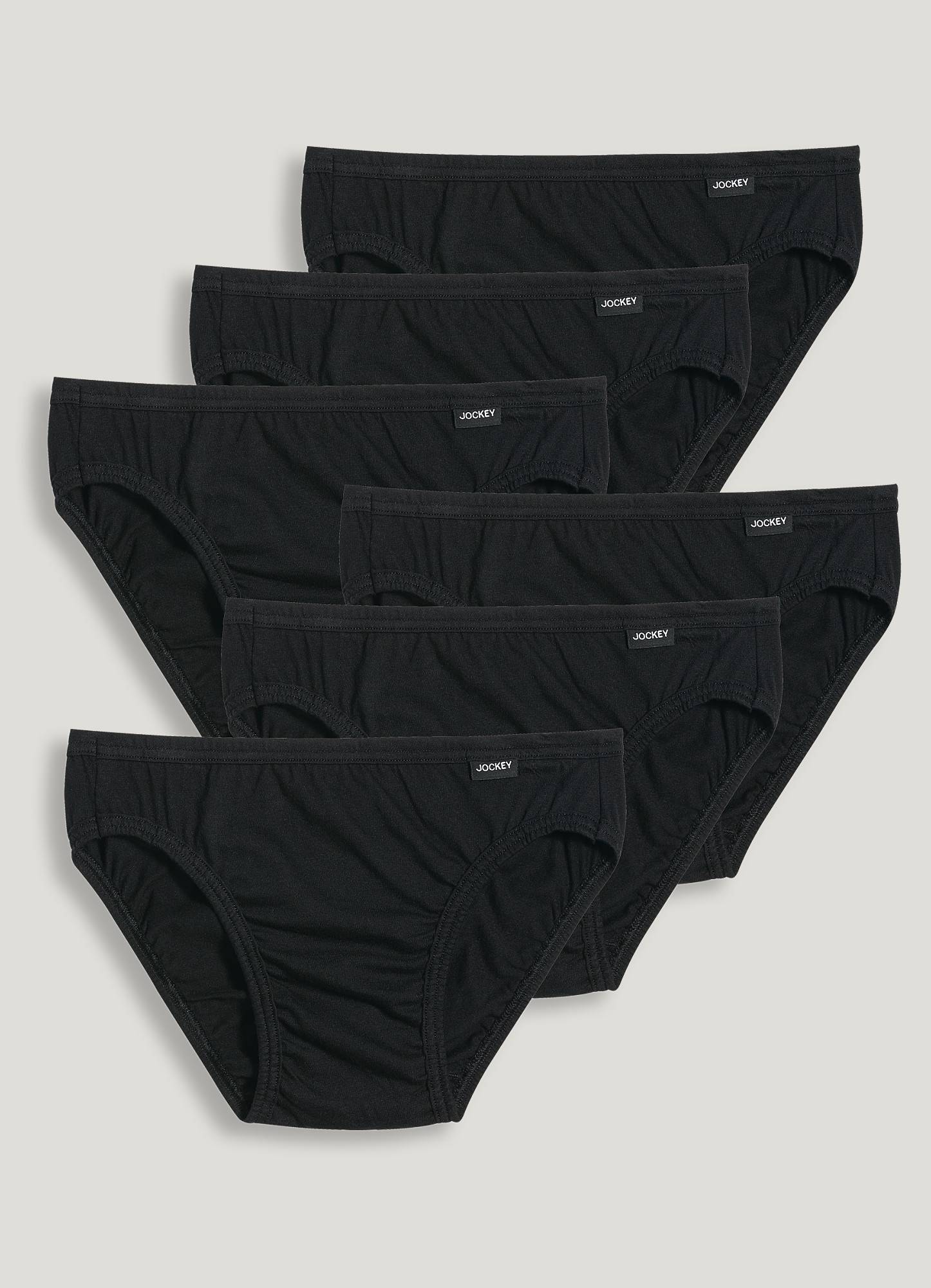 Secret Treasures Women's cotton stretch thong panties, 6 pack S/5 (LOC TUB  E-4)