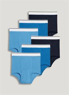 Buy Rio 5 Pack Men Cotton Briefs Trunk Underwear Undies Bulk Blue