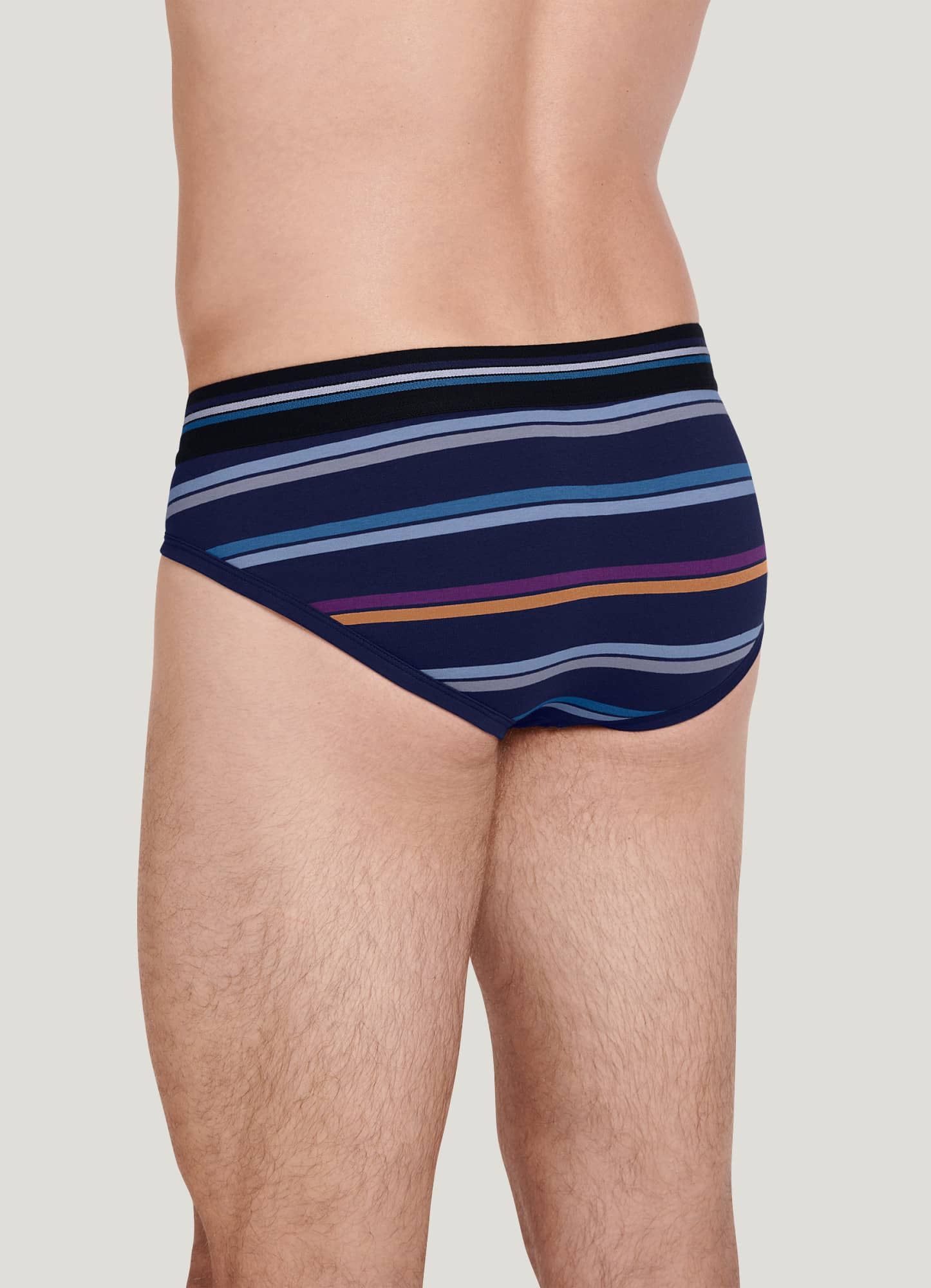 Papi Solid and Stripe Comfort Underwear Trunks (Pack of 4) (Men's)