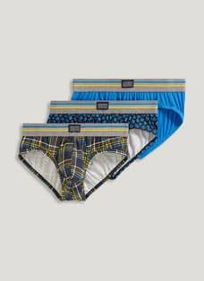 Jockey Classic Bonus Pack Full-Rise Brief (4-Pack + 1 Free) Ohio Bluetip  End On End/Red Apple/Blackwatch End On End/Black/Bl 40 at  Men's  Clothing store