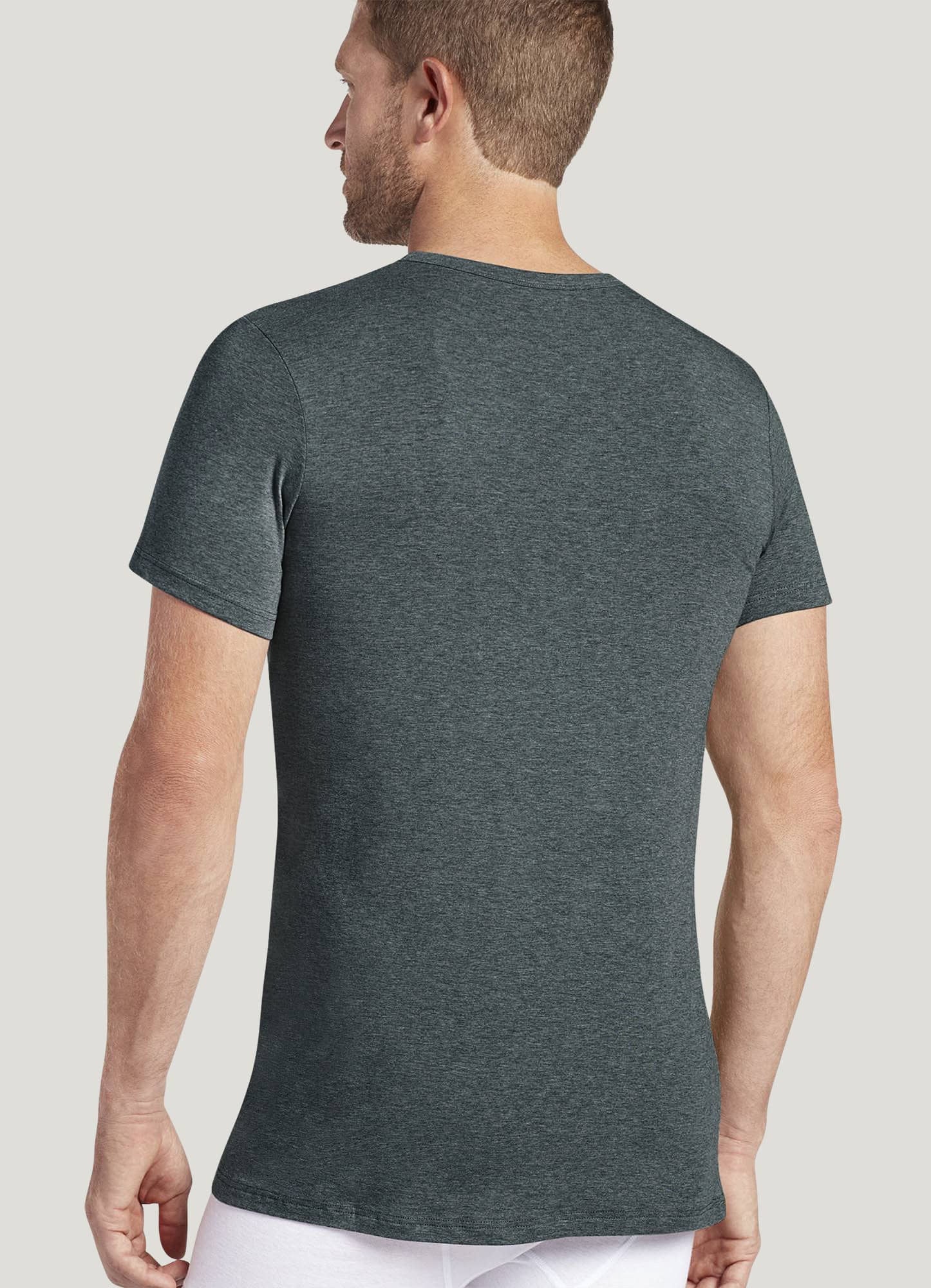 Jockey® Slim Fit Cotton Stretch V-Neck T-Shirt - 6 Pack