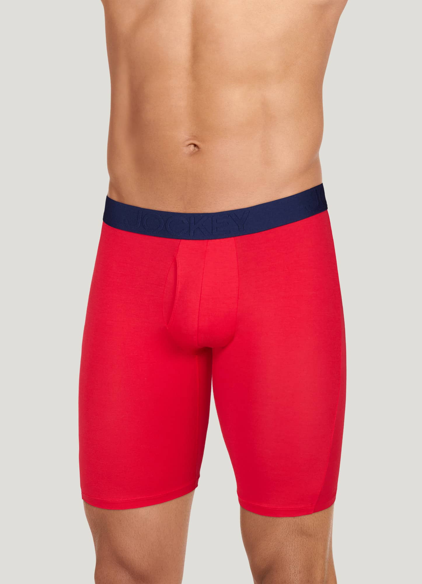 2pcs Men's Modal Sports Underwear Anti-Chafing Professional Running Fitness  Tight Long Leg Boxer Brief