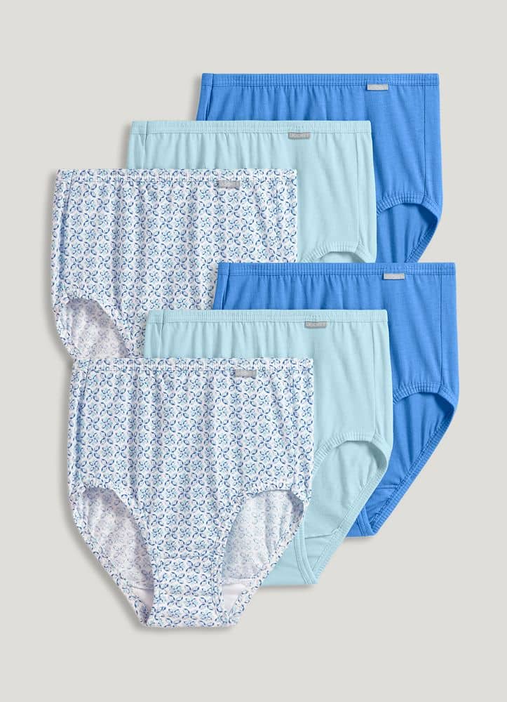 Bali Women 4-Pack Cotton Modal Ultra Soft Brief Panty Blue S at