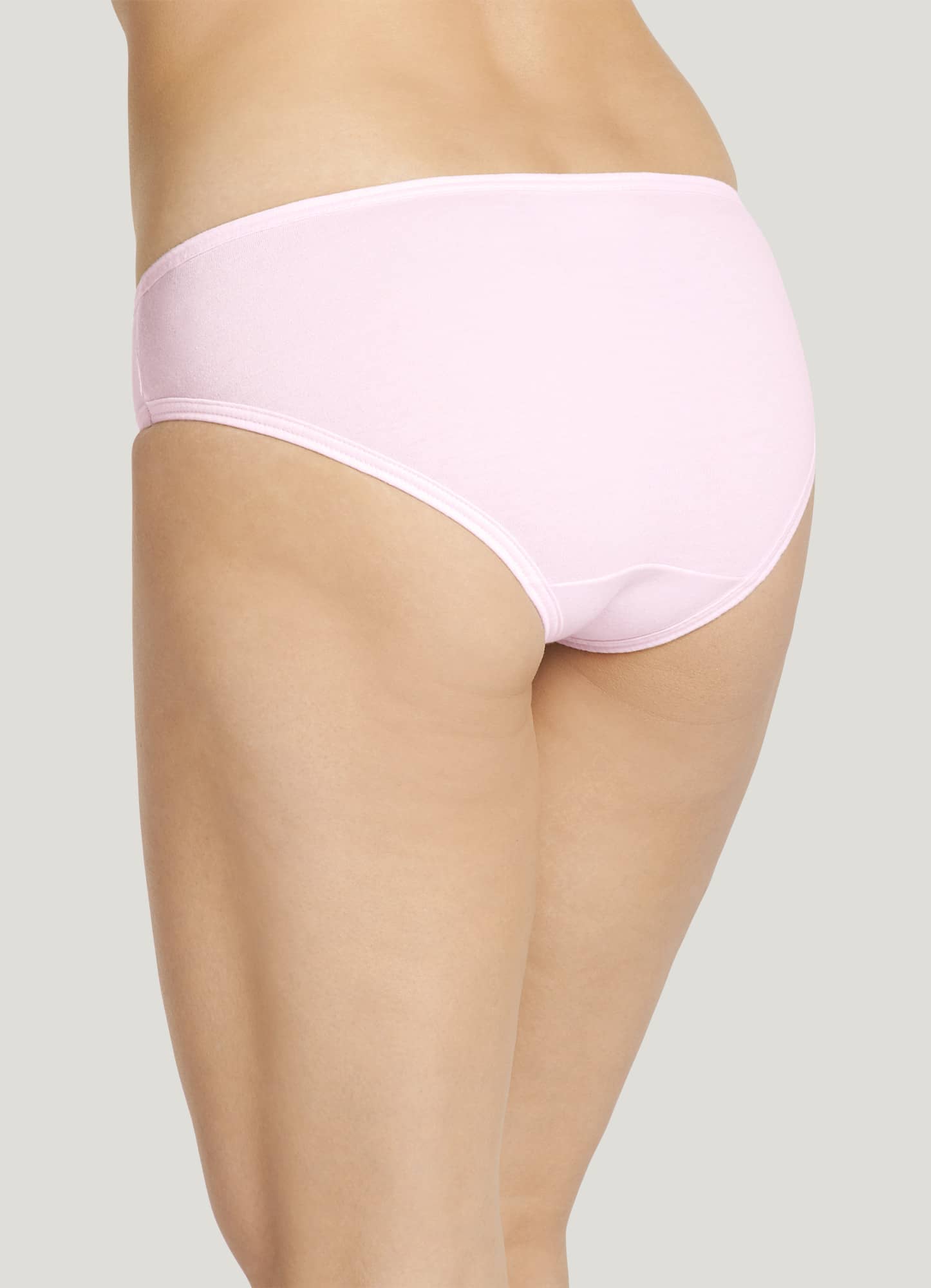 Jockey Women's Underwear Cheeky Modal Bikini, chevron/pink