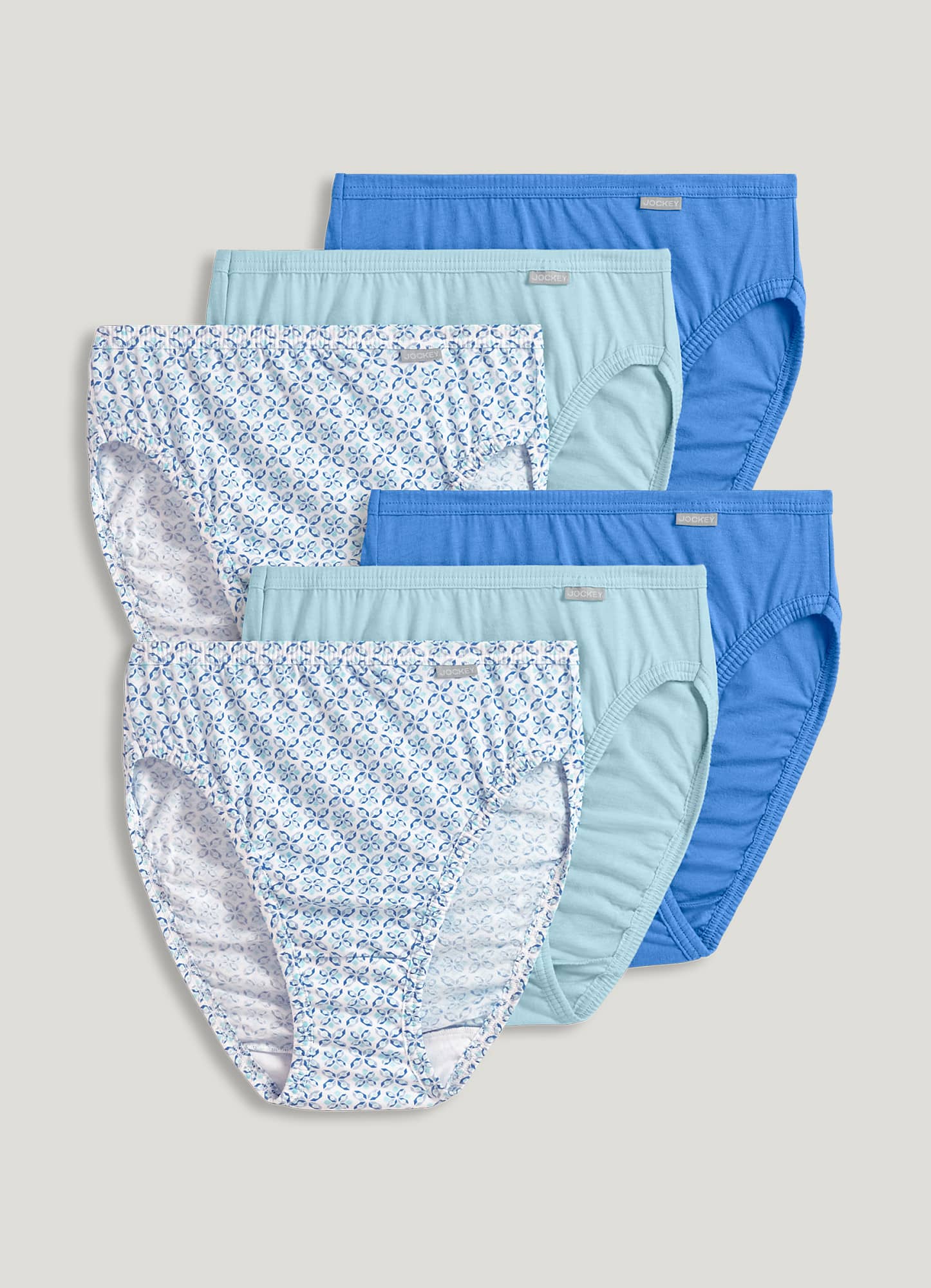 Jockey Women's Underwear Plus Size Elance French Cut - 6 Pack