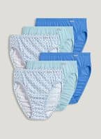 Jockey Women's Elance French Cut - 3 Pack 7 Sky Blue/quilted Prism/minty  Mist : Target