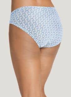 Jockey Womens Plus Size Elance French Cut 3 Pack Underwear Cuts 100% Cotton  10 Lake Sky/butterfly Effect/tornado Blue : Target