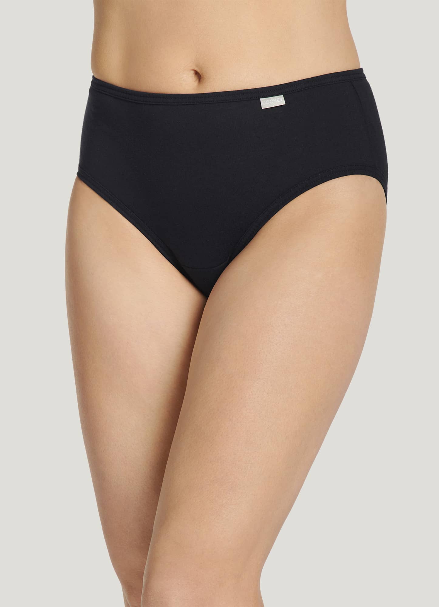 Jockey Women's Underwear Plus Size Elance Brief - 6 Pack, Grey