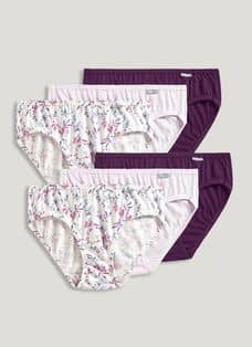 Jockey Women's Underwear Elance Hipster - 6 Pack, Ivory/Light/Pink Shadow,  7 at  Women's Clothing store