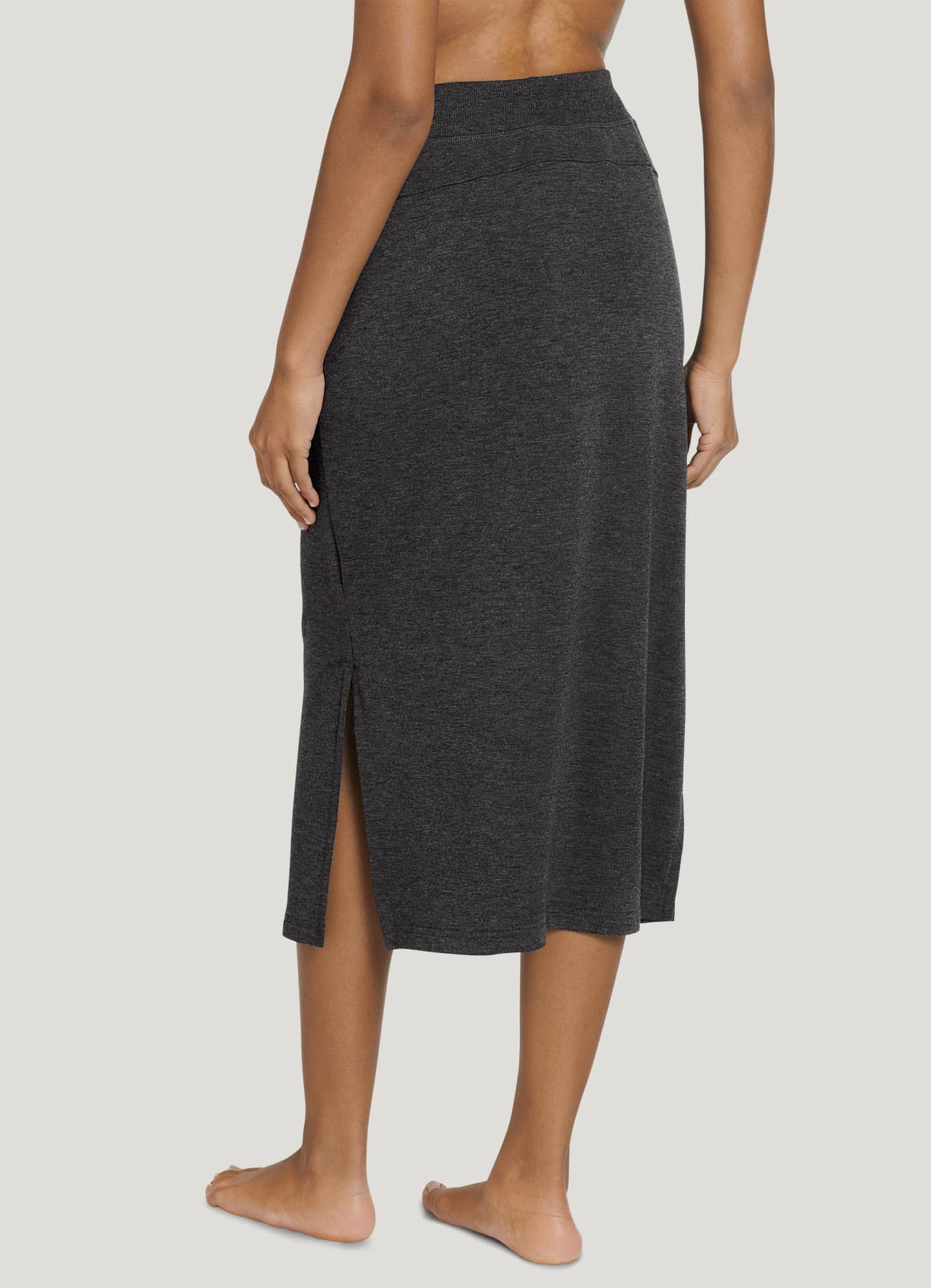 Jockey French Terry Midi Skirt