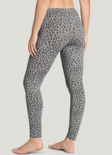 Snow Leopard Plus Size Leggings, Cheetah Print Leggings, High