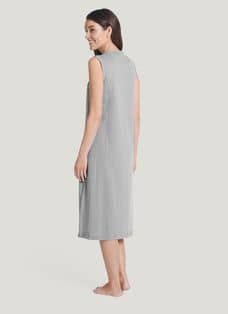 Jsaierl Nightgowns for Women with Built in Bra Removable Pads Nightshirt  Dress Sleepwear Sleeveless Tank Nightdress