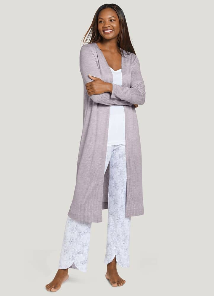 Jockey® Luxe Lounge Brushed Ribbed Duster