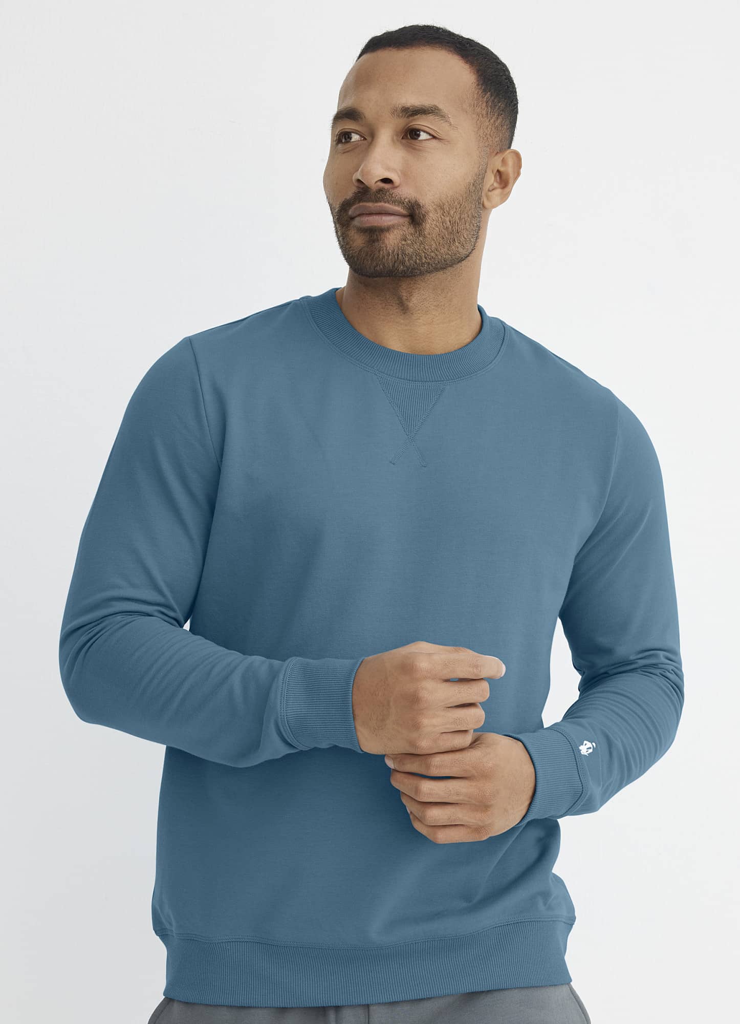 Jockey® Cotton Blend Fleece Crew Sweatshirt