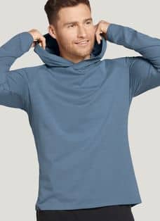 Jockey Cotton Modal Blend Signature Hooded Long Sleeve T-Shirt