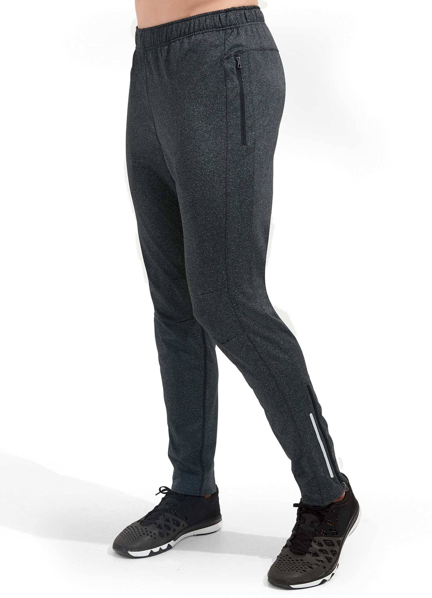 Jockey Rich Slim Fit Joggers with Zipper Pockets #AM02 Charcoal Melange ::  PANERI EMBROIDERY
