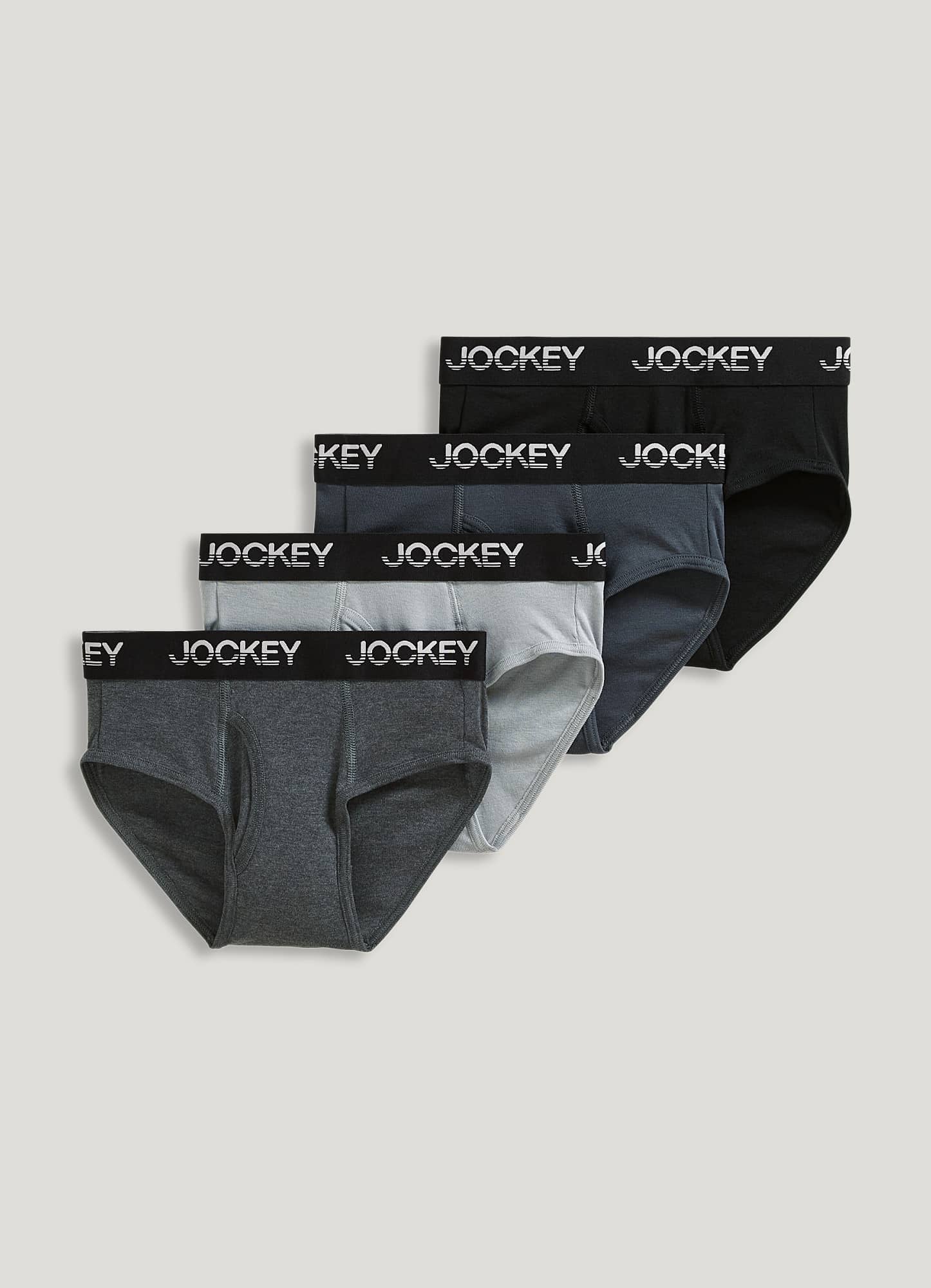 Jockey Cotton Full-Rise Brief 4-Pack