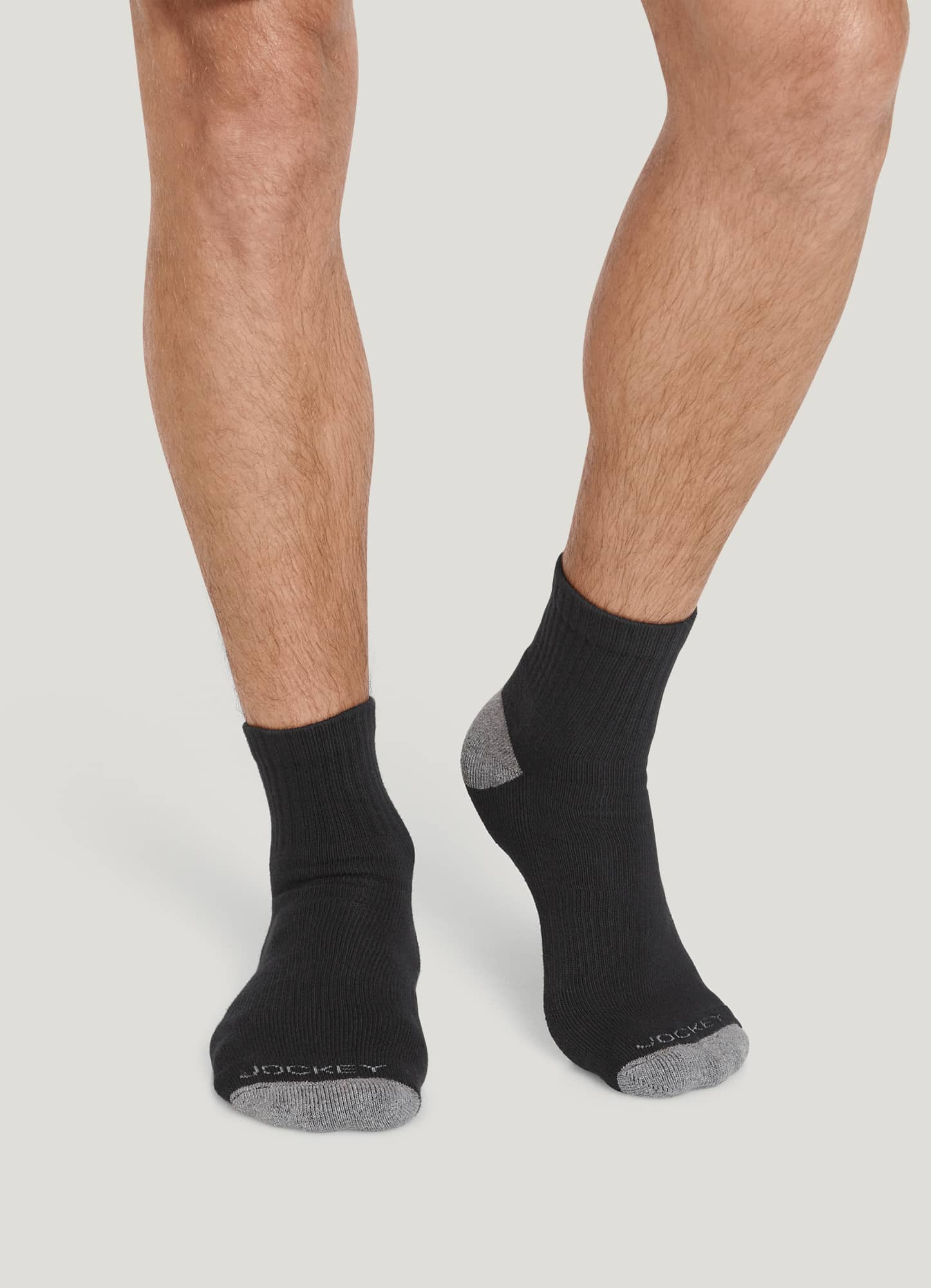Men Cushioned Black Ankle Sports Socks- Pack of 3 – BONJOUR