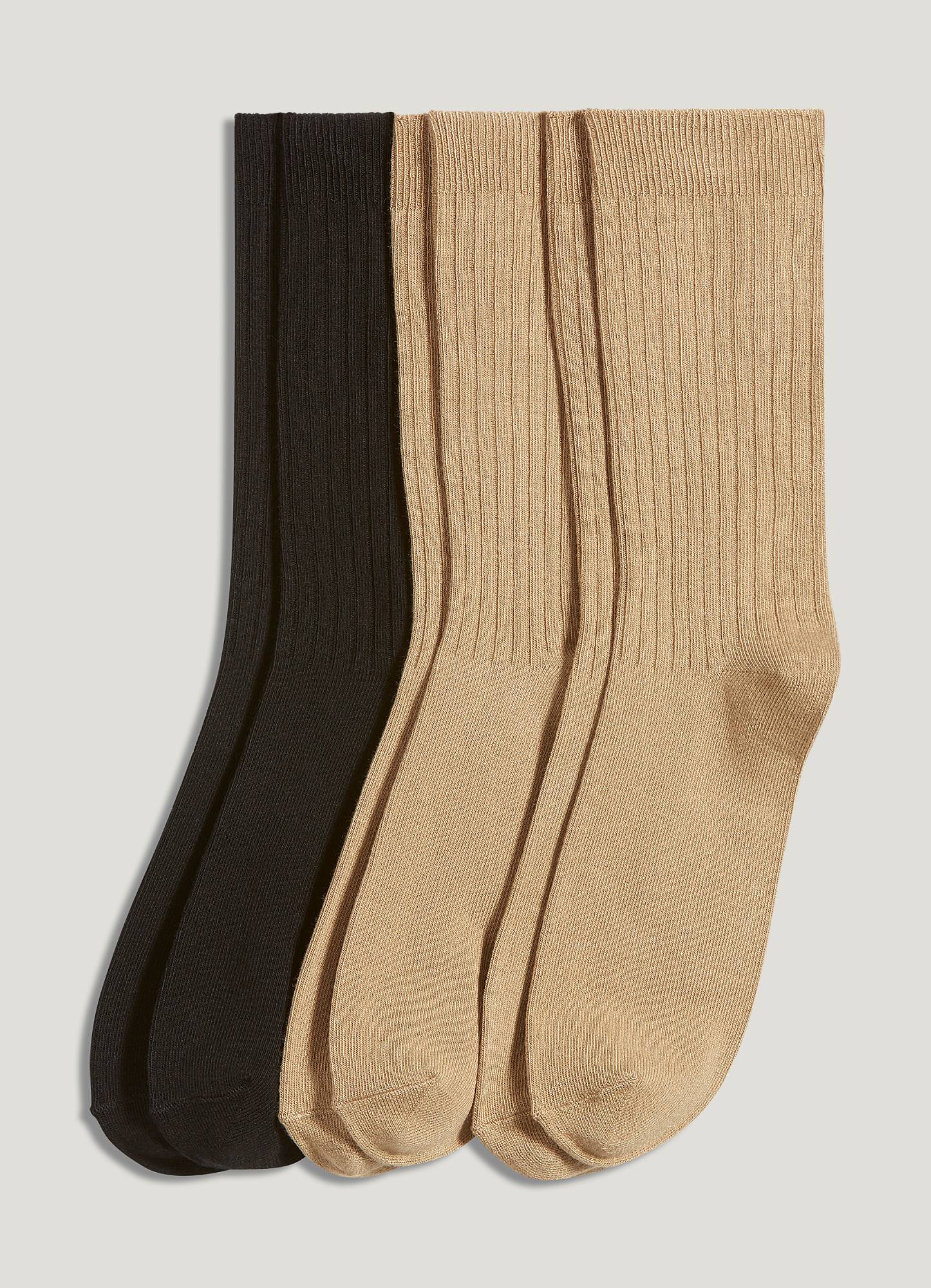 Women's Ribbed Cotton Trouser 3 Pack Socks