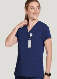 Jockey Scrubs Women's Empire Waist Maternity Top