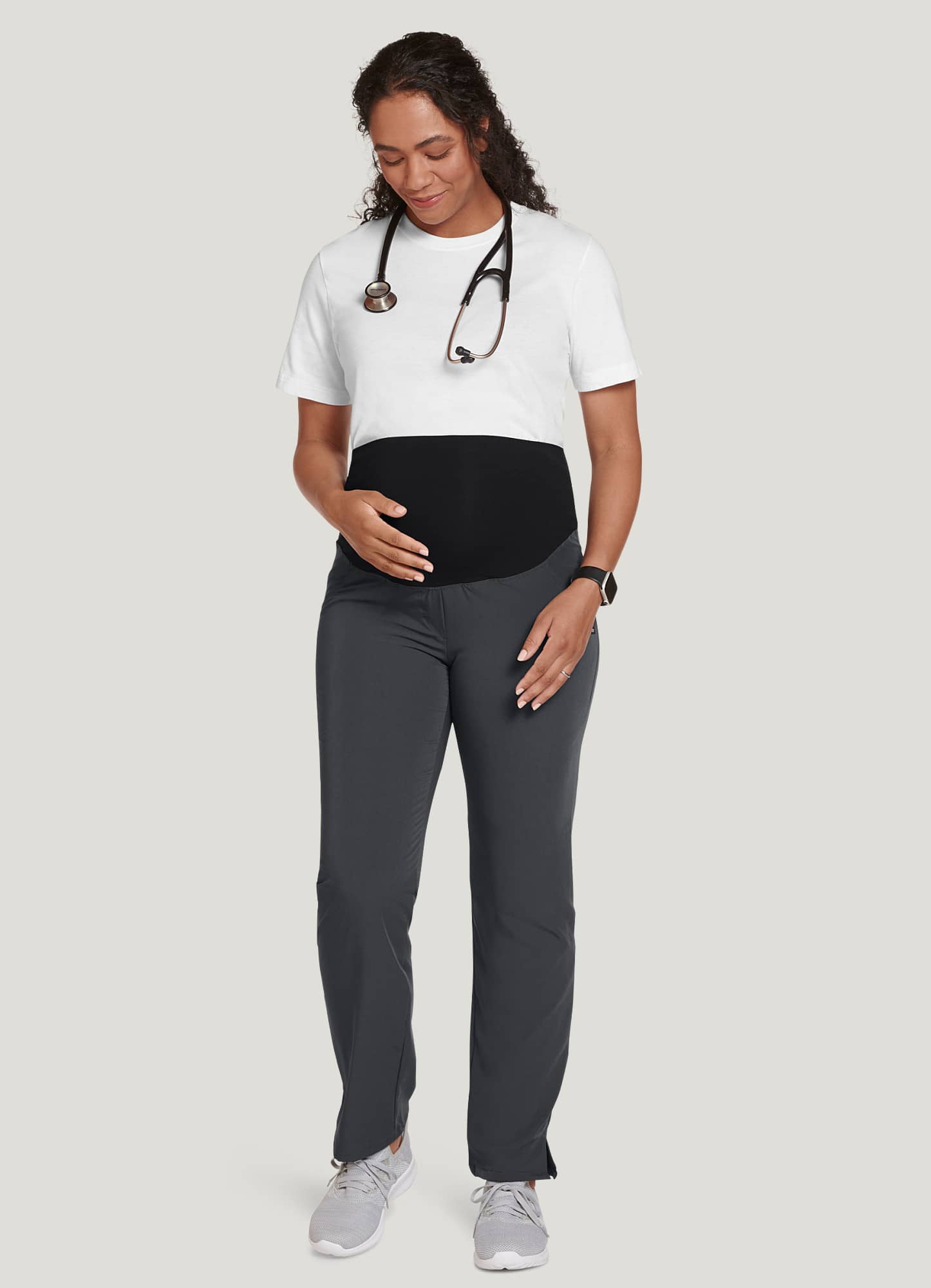 Jockey Scrubs, Women's XL Ultimate Comfy, Maternity Pants - Navy Stretch  CLEF3
