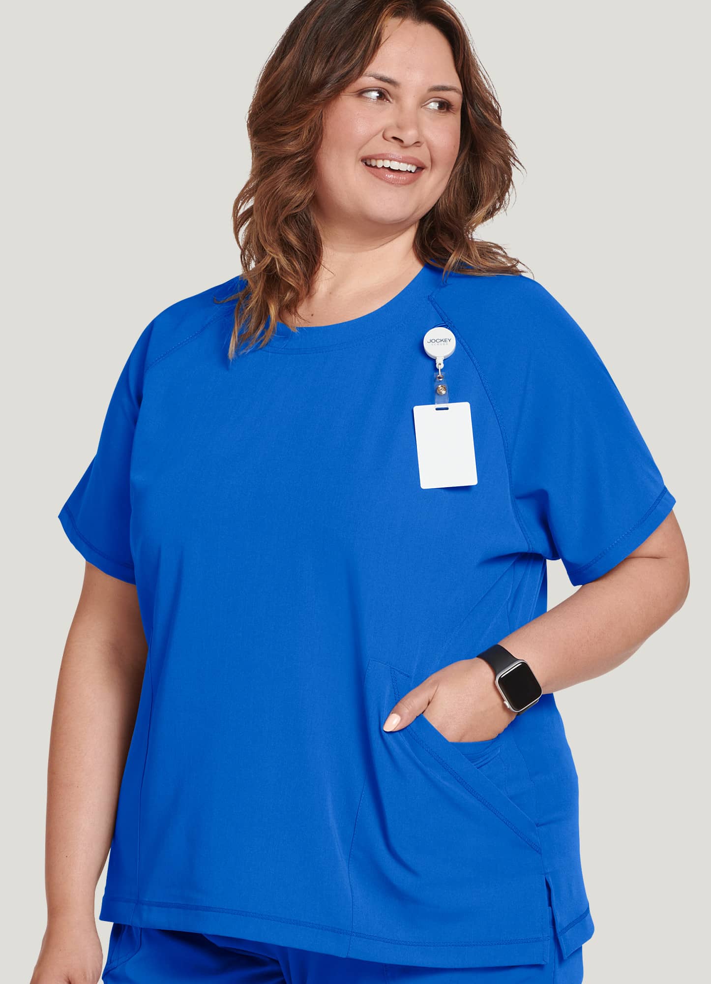 Wholesale scrub top polyester and spandex In Different Colors And