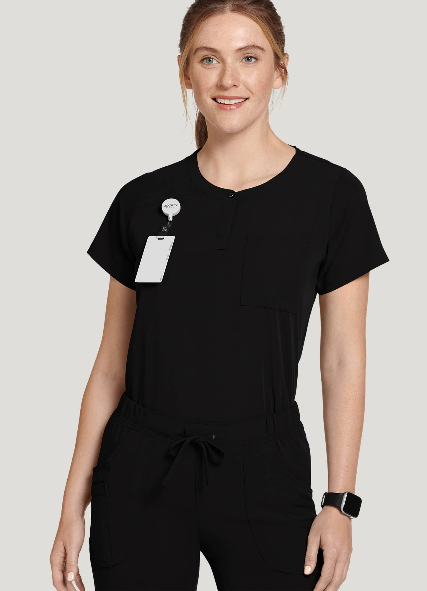 Jockey Women's Henley Scrub Top