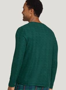Jockey® Lightweight Waffle Fleece Crew 