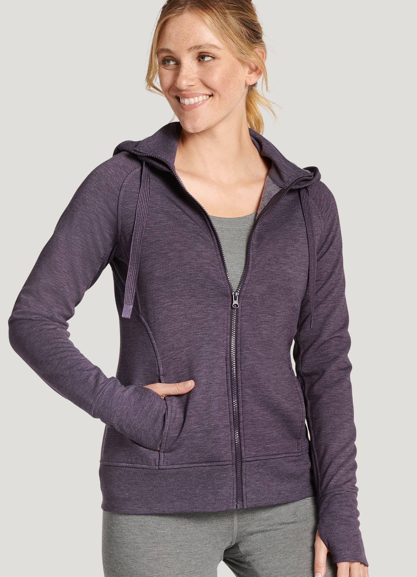 Jockey Double Collar Full Zip Hoodie