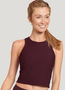 Jockey® Women's Modern Micro Scoop Neck Crop Top - Tan, XL - Smith's Food  and Drug