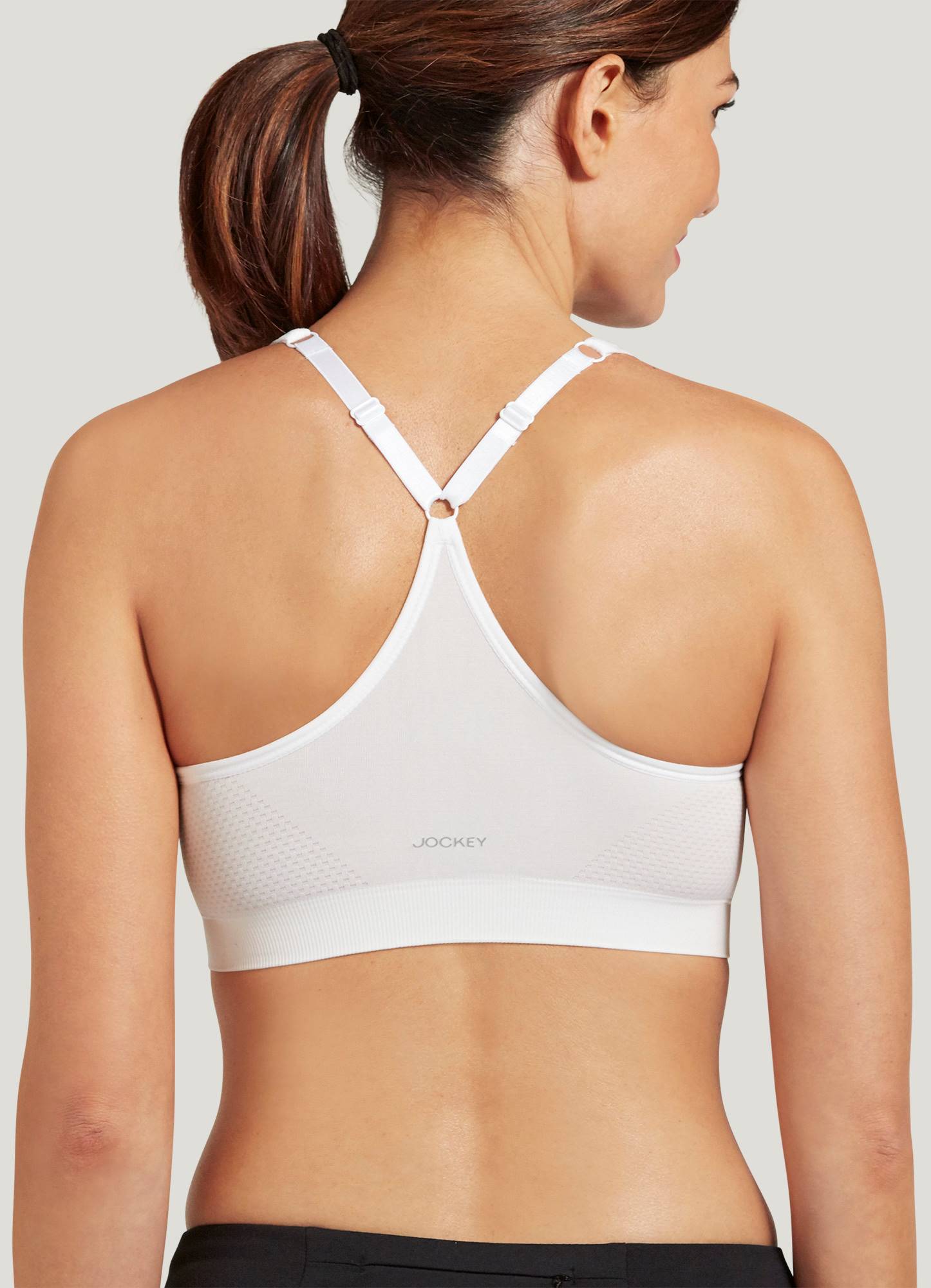 Middle Hole All Cotton Medium Cup Sports Bra 100 Pieces